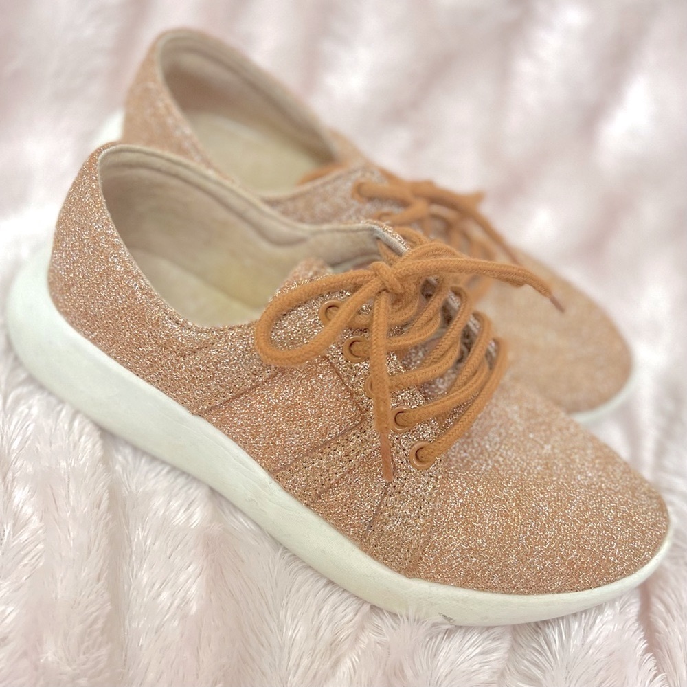 Zara Pink Glittery Sneakers EU 36